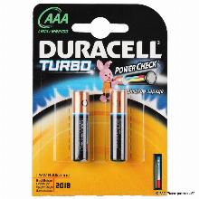 ЭЛЕМЕНТ ПИТАНИЯ ААA/R03 durasell TURBO 2ШТ
