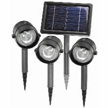 СВЕТИЛЬНИК САДОВЫЙ  С СОЛНЕЧНОЙ БАТАРЕЕЙ 3ШТ светозар SV-57935-3