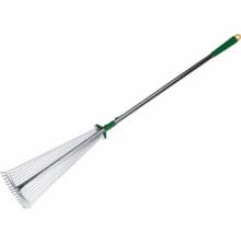 ГРАБЛИ ВЕЕРНЫЕ РЕГУЛИРУЕМЫЕ С МЕТАЛЛИЧЕСКОЙ РУЧКОЙ grinda 8-421867