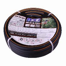 ШЛАНГ ПОЛИВОЧНЫЙ ПВХ АРМИРОВАННЫЙ 3-Х СЛОЙНЫЙ С ВНЕШНИМ ПОКРЫТИЕМ ИЗ МЯГКОЙ РЕЗИНЫ BLACK STAR D 3/4 » L 25М gf 7076