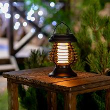 СВЕТИЛЬНИК САДОВЫЙ НА СОЛНЕЧНОЙ БАТАРЕЕ BUG ZAPPER АНТИМОСКИТ uniel UL-00006537