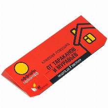 СРЕДСТВО ОТ ТАРАКАНОВ КЛЕЕВАЯ ЛОВУШКА 1 ШТ русинхим