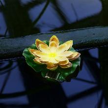 СВЕТИЛЬНИК САДОВЫЙ НА СОЛНЕЧНОЙ БАТАРЕЕ КУВШИНКА ЖЕЛТАЯ uniel USL-S-827/РТ060