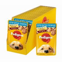 КОРМ ДЛЯ СОБАК pedigree КУРИЦА В СОУСЕ 85 Г