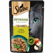 КОРМ ДЛЯ КОШЕК sheba УТКА С ЯБЛОКАМИ В СОУСЕ 75 Г