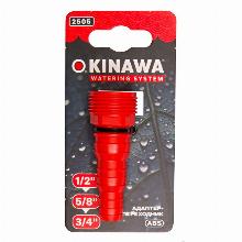 АДАПТЕР ШЛАНГ-КРАН 1/2″ 5/8″ 3/4″ okinawa 2505