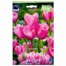 ТЮЛЬПАН ХЕППИ ФЭМИЛИ 10шт-карточка lefeber